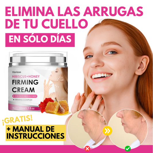 HorizonCream® La única crema con colágeno hidrolizado, respaldada por la Organización Mundial, que borra las arrugas de tu rostro y cuello en tiempo récord.