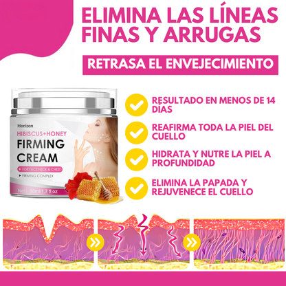 HorizonCream® La única crema con colágeno hidrolizado, respaldada por la Organización Mundial, que borra las arrugas de tu rostro y cuello en tiempo récord.