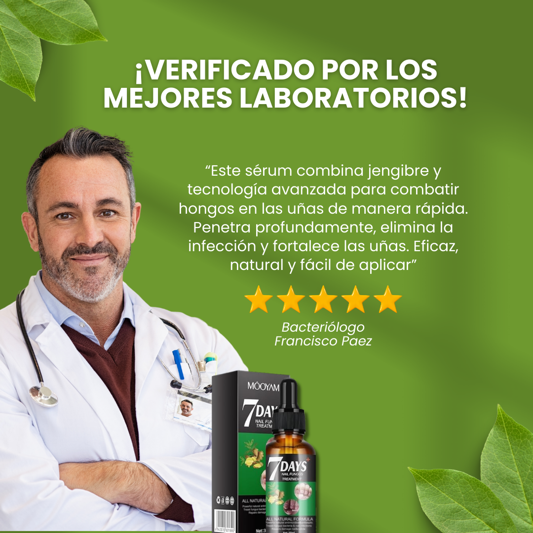 MOOYAM SERUM™ ANTI HONGOS UÑAS - Aliado natural, resultados rápidos. Aprobado por la FDA. (1+1 GRATIS)